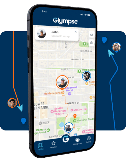 Glympse app sharing